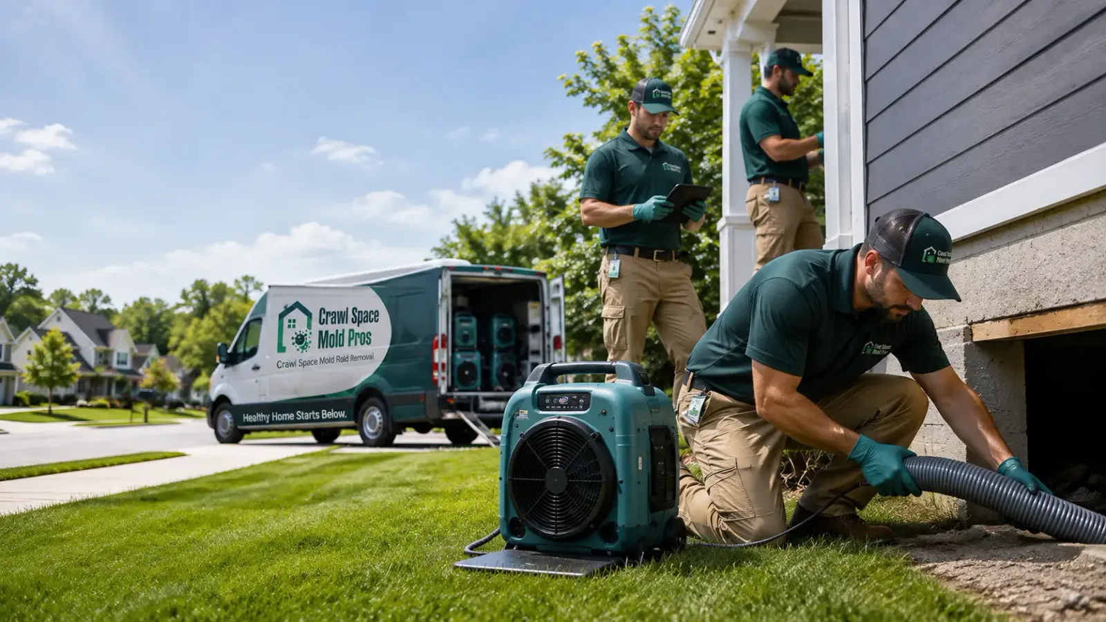 Crawl Space Mold Removal in Cotton, MN